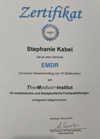 EMDR Zertifikat